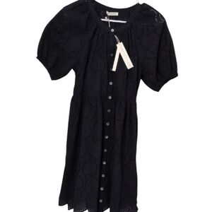 Lovestitch Navy Blue Eyelet Dress.  New With Tags